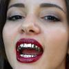 HIPHOP Personalized Gold-Plated Tooth Grillz Decoration for Halloween Party
