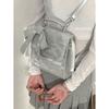 Leisure College Style Bow Backpack Women's 2025 New Fashion Backpack Versatile Handbag Travel Bag