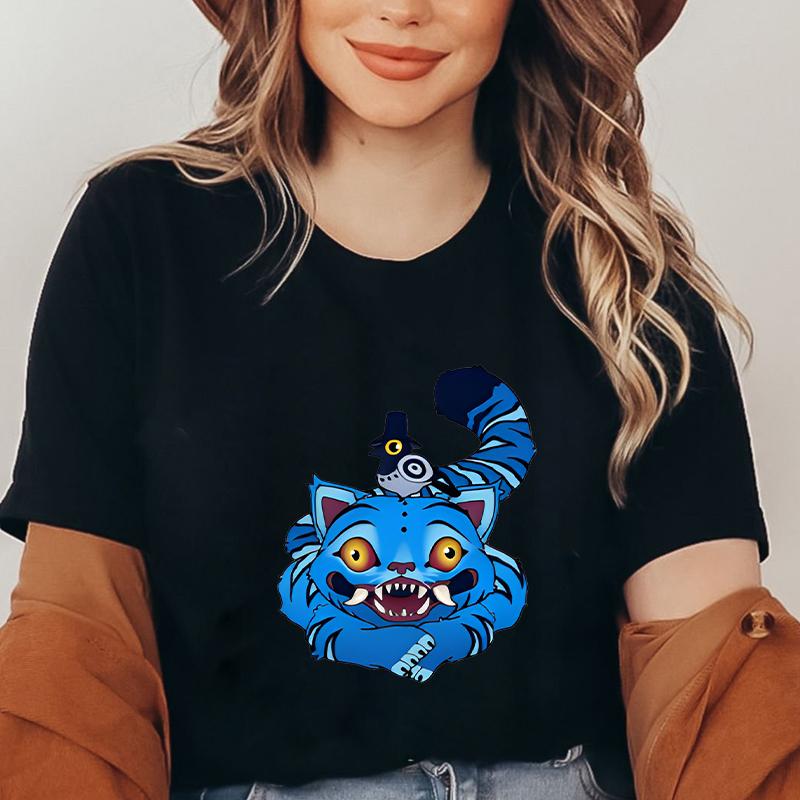 Kpop Demon Hunters Women T-shirt Korean Funny Graphic Y2k Tops Short Sleeve Tees Streetwear Female Harajuku Aesthetic Clothing