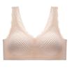 Women Skin Friendly Seamless Bubble Lace Push Up Gathering Beauty Back Camisole Bra