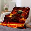 1pc. Cute Yoda Blanket - Perfect for Home Decor, Office Use, Outdoor Activities, Gift Idea, Suitable for All Seasonsz0417272