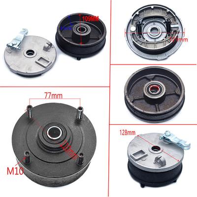 Brake Drum Wheel Hub M10*20mm 110mm 4 STUD Fit For 110CC 150CC 200CC 250CC Buggy ATV UTV Quad Bike Scooter Parts