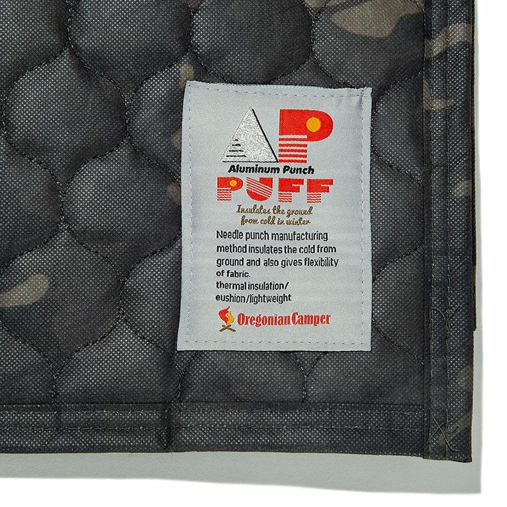 Oregonian Camper Aluminum Padding Mat, Super Black Camo, OCB2302BC