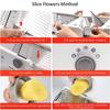 Adjustable Mandoline Slicer Stainless Steel Vegetable Chopper Slicer Veggie Chopper with Waffle Maker| French Fry Cutter YY120