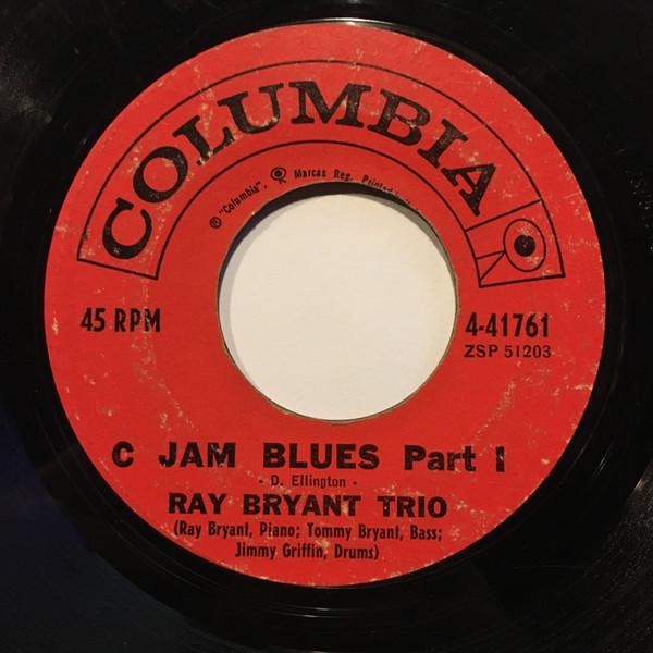 

7-дюймовая пластинка RAY BRYANT TRIO C Jam Blues Часть I Часть II 441761 Columbia 1960 США Джаз Б/у