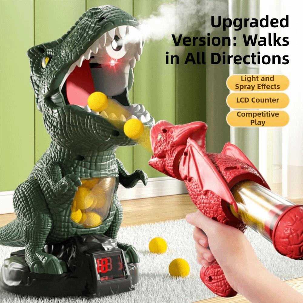 Competition Feature Dinosaur Launch Ejector Pneumatic Soft Ball Family Competition