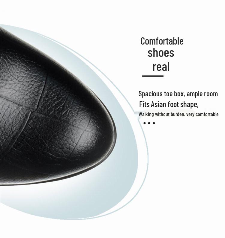 Damskie skórzane buty sznurowane: Wygodne, Wszechstronne, Plus Aksamit, Głęboki Dekolt na Wiosnę/Jesień 2025.