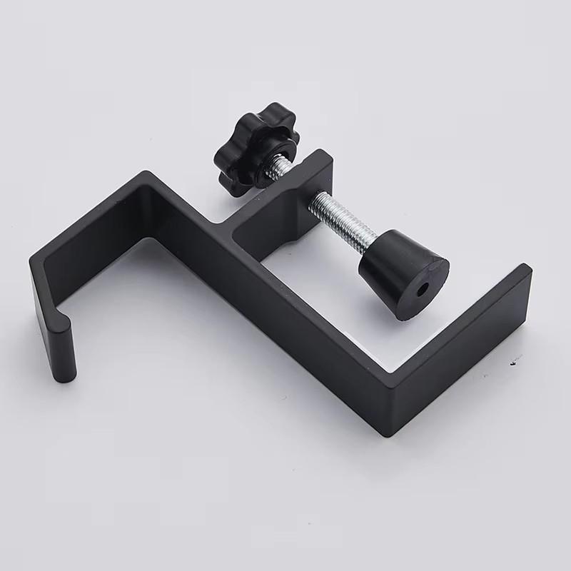 1/2pc Foldable Desk Edge Hook Adjustable Gaming Headset Desk Hanger Backpack Storage Hanging Hook Holder Punchfree Home Organize