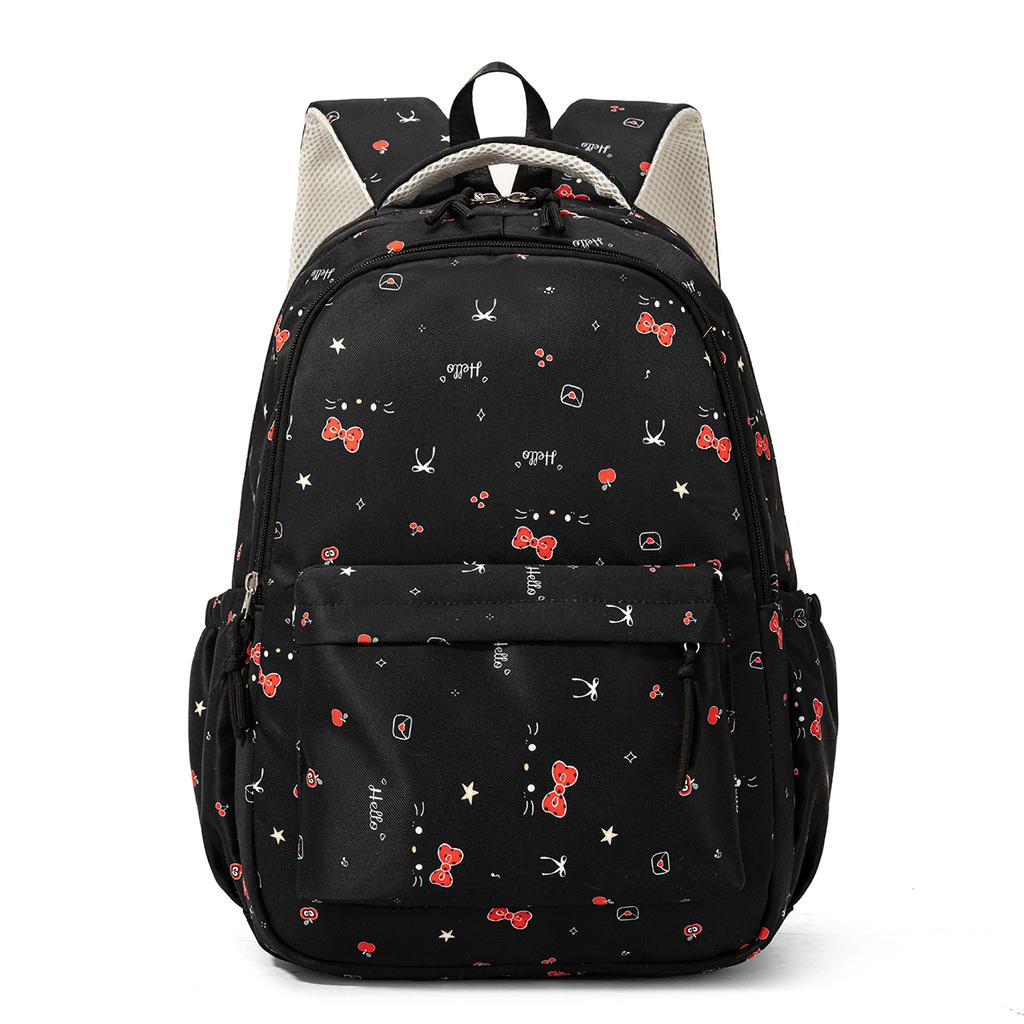 Cute Cat Schoolbag For Junior High School Girls, High-Looking Cartoon Backpack For Elementary School Girls In Grades Three To Six