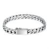 S925 Sterlingsilber Armband 8MM Punk Argent 925 Silberschmuck Nie Verblassend Herrenschmuck Geschenke Bestanden