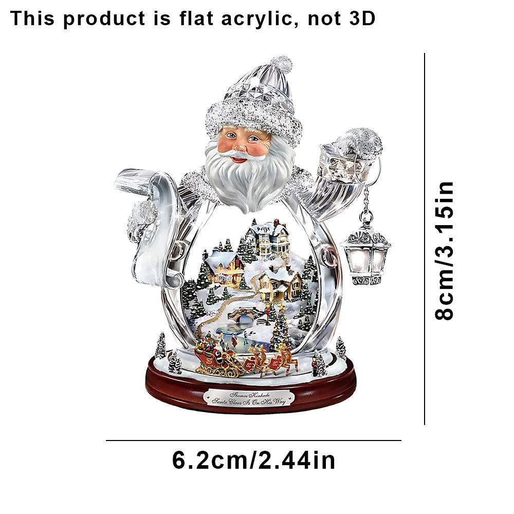 

Рождество, Акрил, Зимнее Рождество, Украшения для комнаты, Украшения для окон и зеркал, Украшения для рождественской елки 6.2*8cm