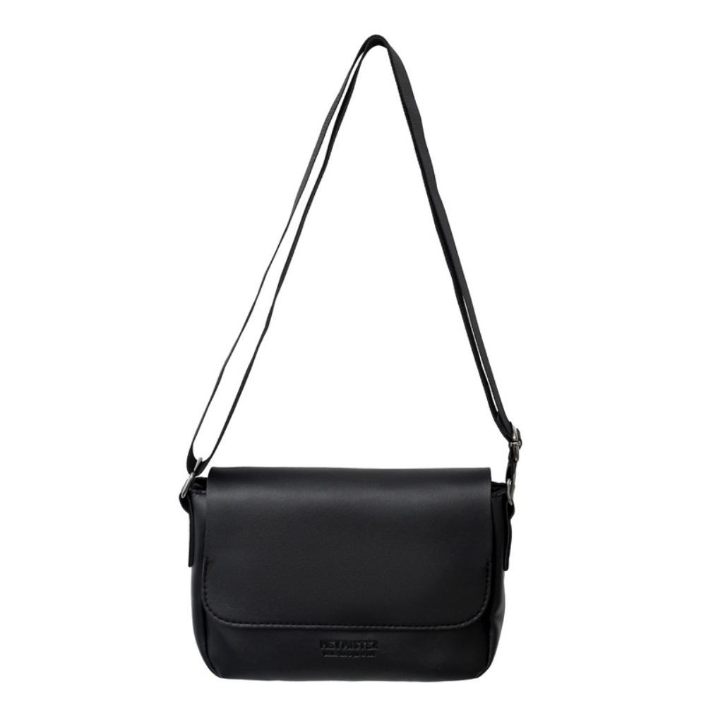 

Rectangular Women Messenger Bag Square Sling Bag Simple Shoulder Bag Travel чёрный