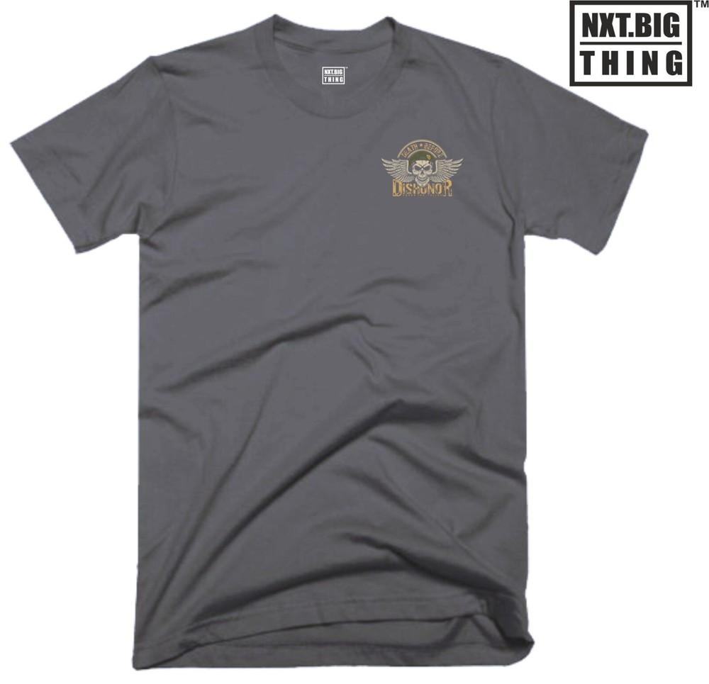 Death Before Dishonor T Shirt Small Casualwear Skull Army Military Joke Gift Top