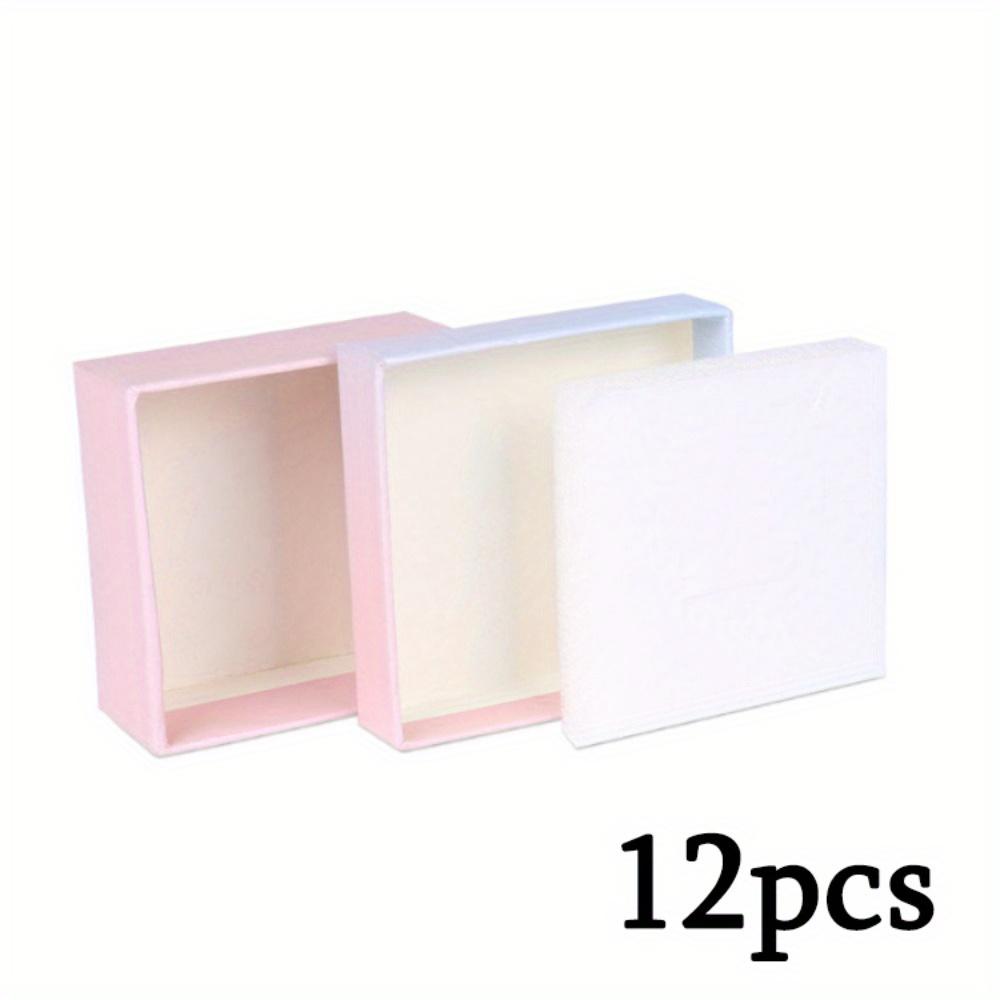 12pcs Jewelry Gift Boxes with Lids and Lined Jewelry Boxes Square Treat Boxes Gift Boxes for Earring Bracelet Necklace Rings Display Box Gift Wrap Box