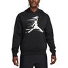 Jordan Logo Printed Pattern Hoodie Men hoodies Black FV7227-010
