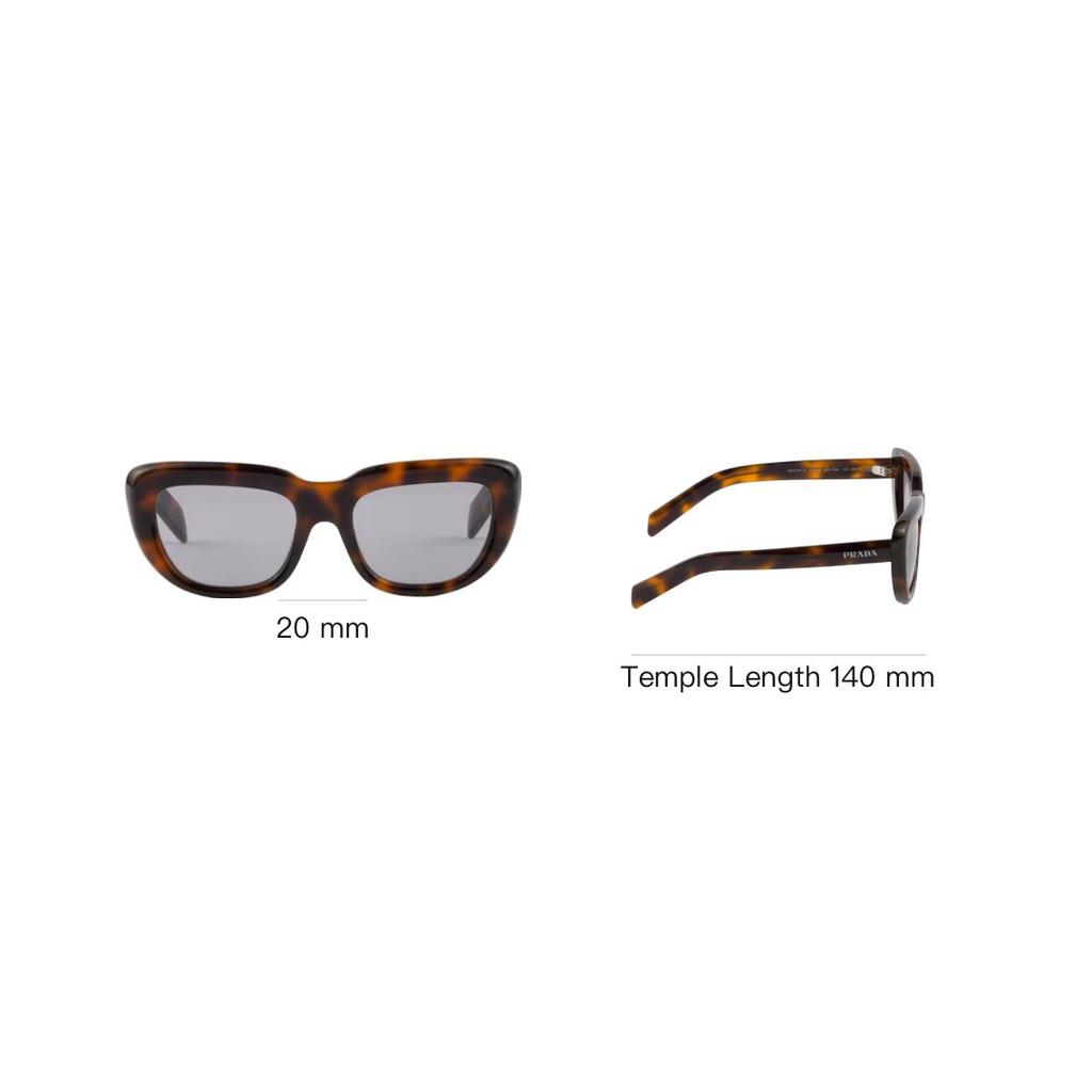 Prada Logo Design Acetate Square Sunglasses Women sunglasses Tortoiseshell SPRD07_E20D_FE50Q_C_053