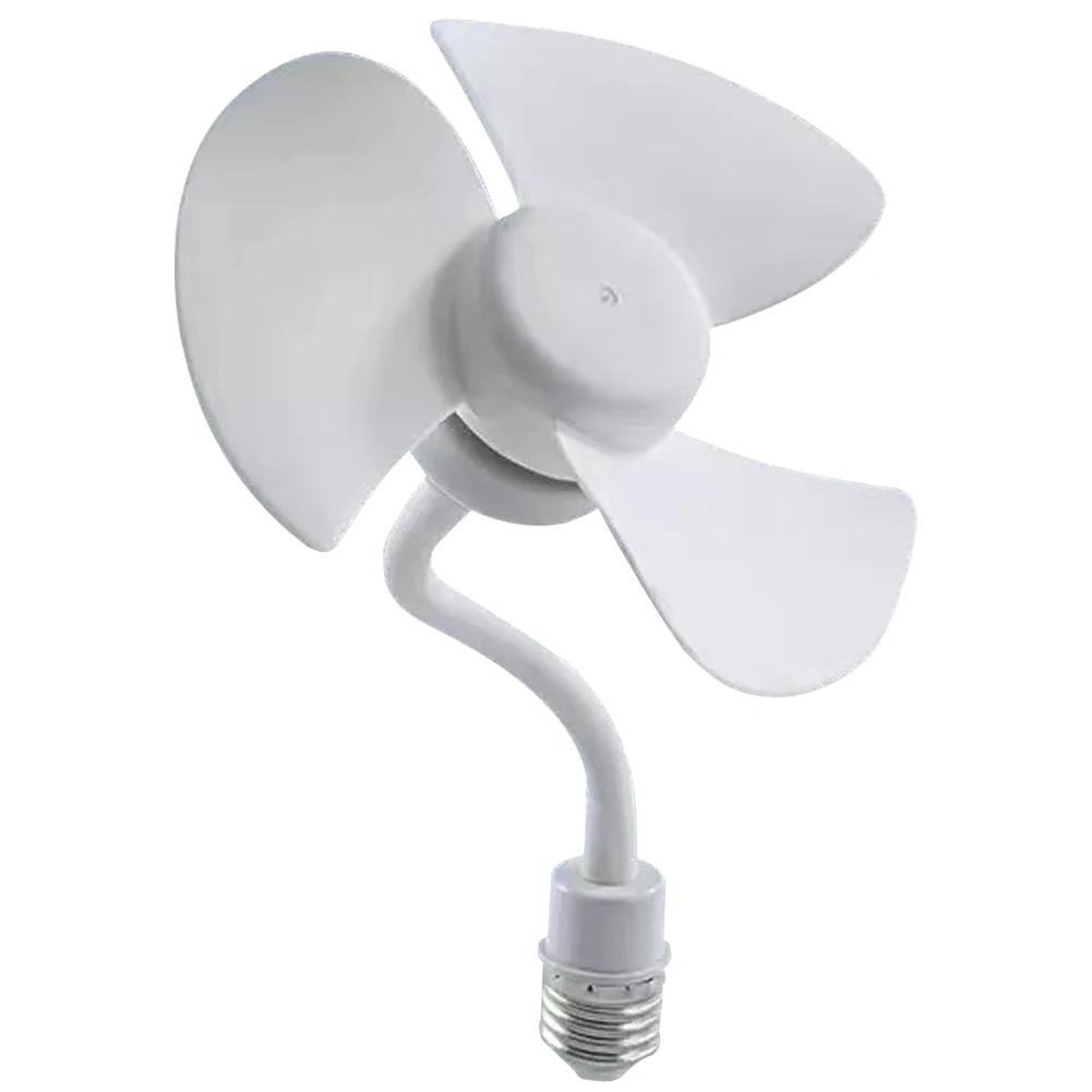 Světlo vnitřního stropního ventilátoru E27/žárovka USB Ventilátor s nástavcem na zásuvkovou hadici Malý stropní ventilátor Světlo pro obývací pokoj ložnice