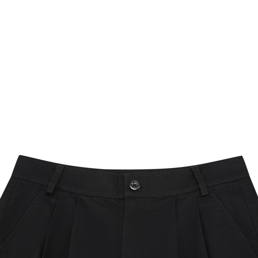 Li Ning Sports Lifestyle Series Logo Embroidered Casual Shorts Men shorts AKSW481-1