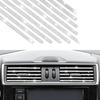 Sparkling Car Air Vent Flexible Air Conditioning Vent Universal Easy Diamond Interior Custom Parts Trim, 10-Pack, PVC, Decoration, Fit, Installation,