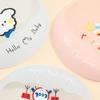 Cartoon Print Baby Feeding Bib Adjustable Neck Eating Protector Cute Baby Bibs