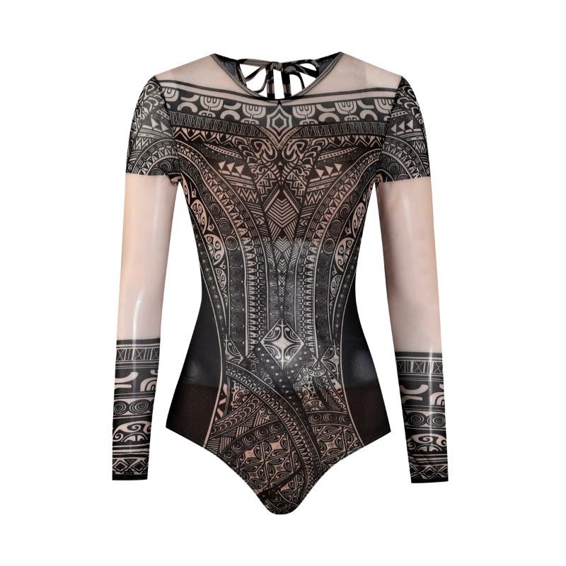 Russian Long Sleeve Sunscreen Swimsuit Women's Swimsuit Bikini