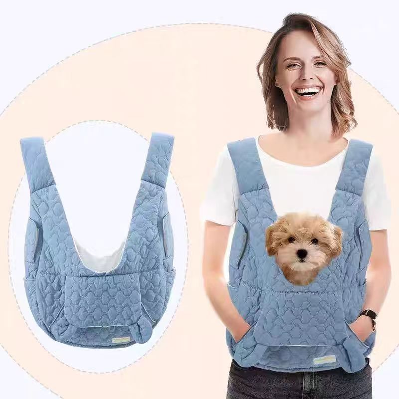 Soft Dog Carrier Cat Backpack Extra Large Capacity Pet Chest Bag Dog and Cat Outdoor Bag Waterproof and Wind Resistant Portable