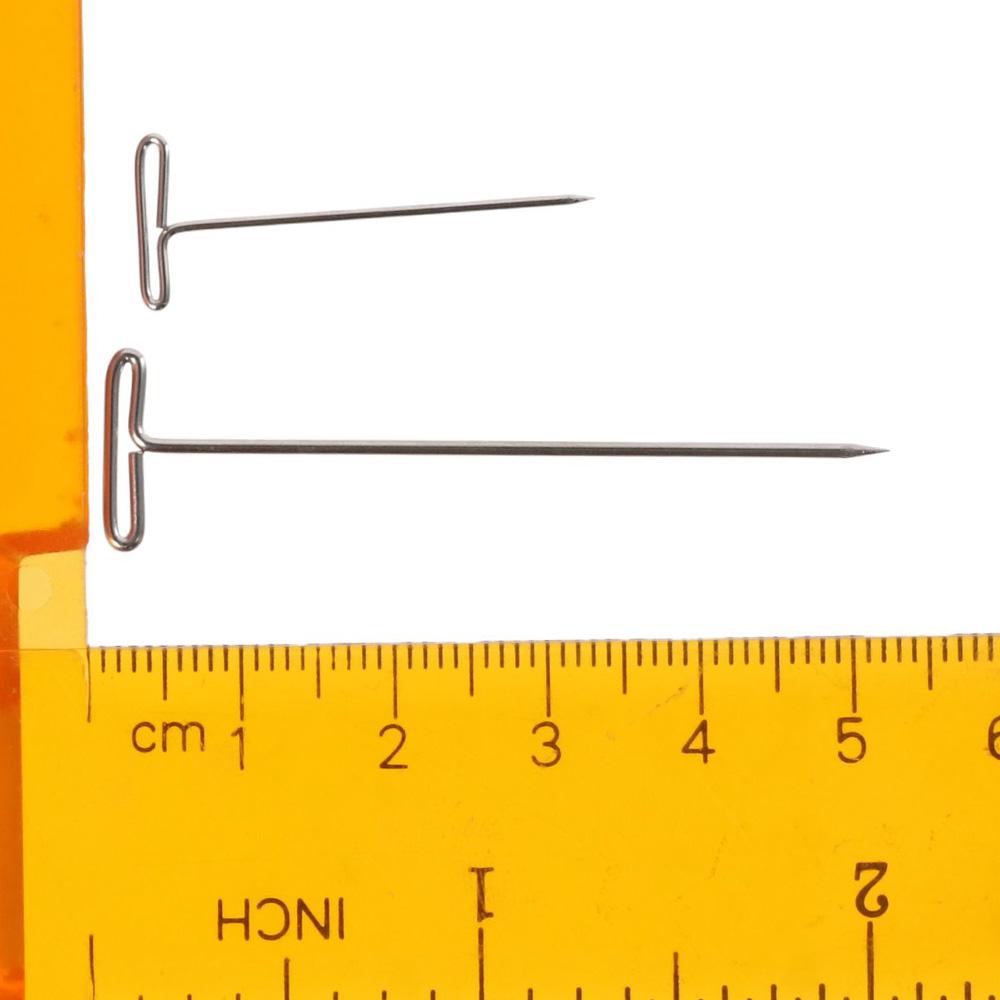 150pcs Stainless Steel Straight Pins 1&2 Inch Wig Heads Crafts T Pins  for Knitting Sewing