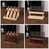 Household Wooden Pen Stand Vertical Pen Holder Creative Office Pen Holder  Kitchen Organizing Box