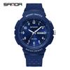 Sanda 6097 Dual Calendar Luminous Waterproof Watch for Men & Women - Trendy, Creative, and Ideal for Outdoor Activities.