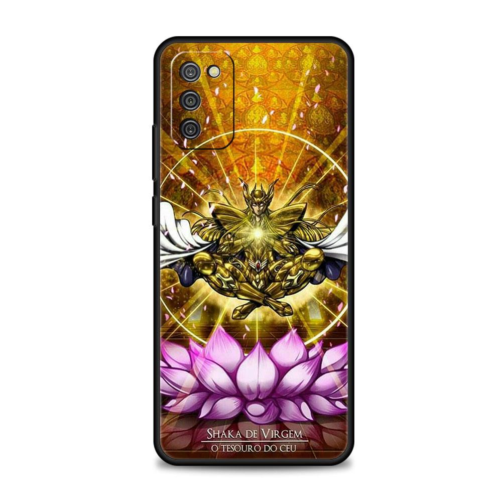 Phone Case For Samsung Galaxy A12 A52 A51 A13 A32 A21s A71 A31 A02s A30s A53 A72 A11 A73 Celular Funda Saint Seiya Anime
