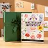 Watercolor Coloring Book for Kids Book, Clean And Bright Patterns Design, Thick Paper Sketchbook Multi-theme Paint Art Skill Development Nature Animal