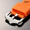 18/19/20/21/22/24mm Curved End Rubber Strap Waterproof Silicone Watchband Sport Bracelet for Rolex for Seiko High Quality Belt
