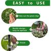 100/200/300Pcs Plant Support Clips Reusable Plant Binding Clip Tomato Trellis Clips for Vine Vegetables Grow Upright Healthier