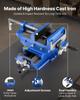 Cross Slide Drill Press Vise, 6 Inch Jaw Width, 2 Way X-Y Axis Bench Vise, 5.7 Inch Max Jaw Opening, Heavy Duty Cast Iron, Workbench Vice Clamp, for