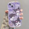 Kawaii Kuromi Melody Phone Case For Samsung Galaxy S26 Ultra S25 FE S24 S23 S22 Ultra Plus FE  A57 A56 A17 A54 5G Korean Casing