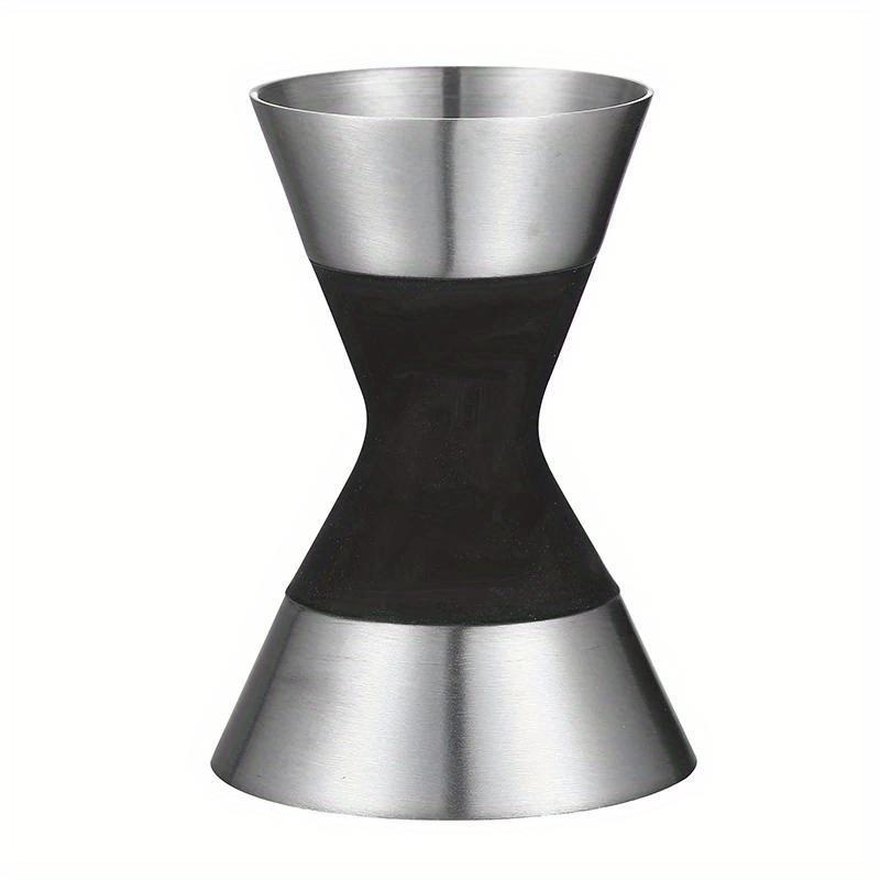 Stainless Steel Creative Double Head Measuring Cup Bar Cocktail Mixing and Measuring Instrument with Graduated Line Ounce Cup