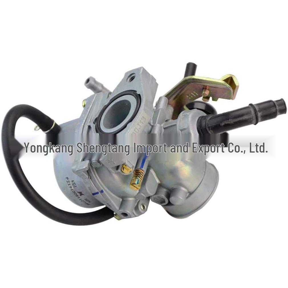 PZ19 Vergaser mit Kraftstoffhahn & Choke-Kabel für 50cc-125cc ATV, Go-Kart, Roller