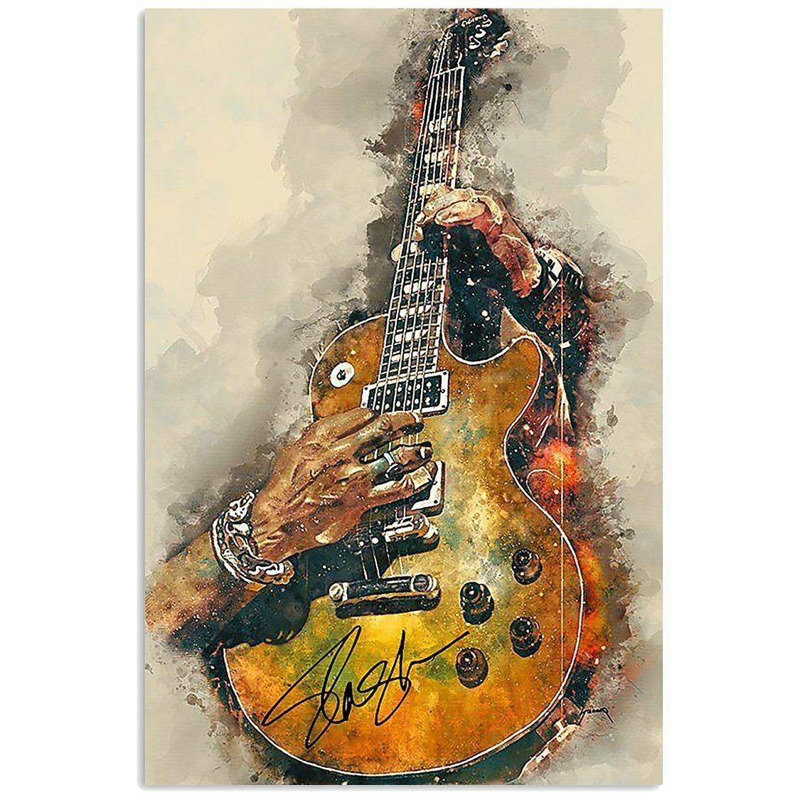 Tapestry Slash N Roses Full Guitar 75x100