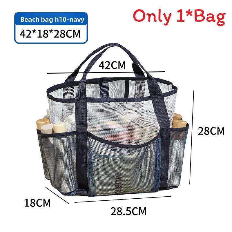 Travel Mesh Beach Bag With Large Capacity For Laundry And Toiletries