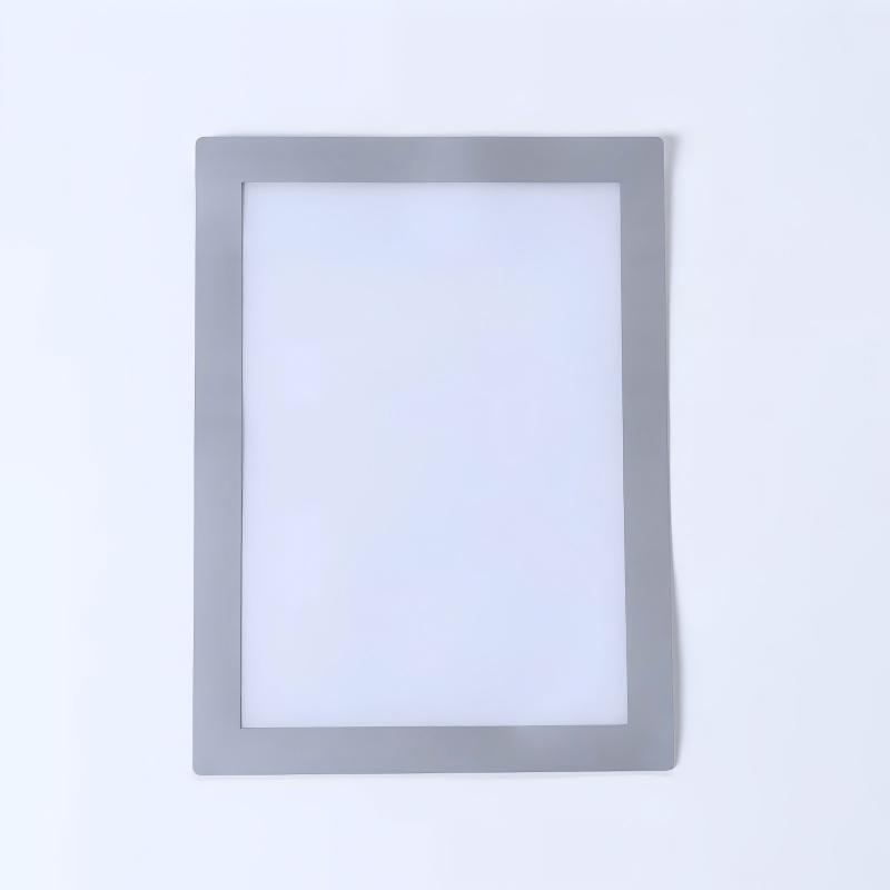 

1Pc Modern Magnetic Wall Mounted Photo Frame Self-Adhesive Portable Plastic Display Frame for Photos and Files Vertical Orientation A6