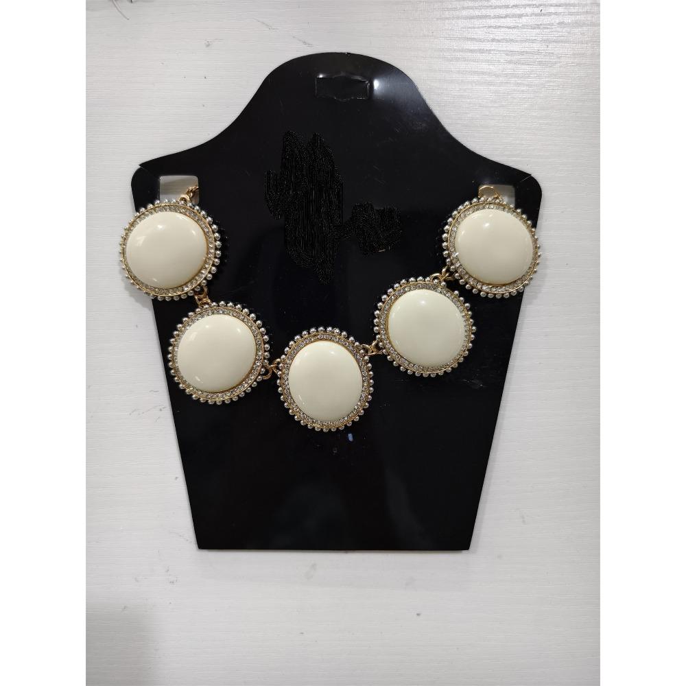 Heavy Metal Jewelry Set Temperament Geometric Ring Glossy Collar Exaggerated Irregular Bracelet Ring