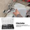 222Pcs Rubber O Ring Sealing Assort Set Kit O Ring Washer Assortment Kit for Automobile Engineering