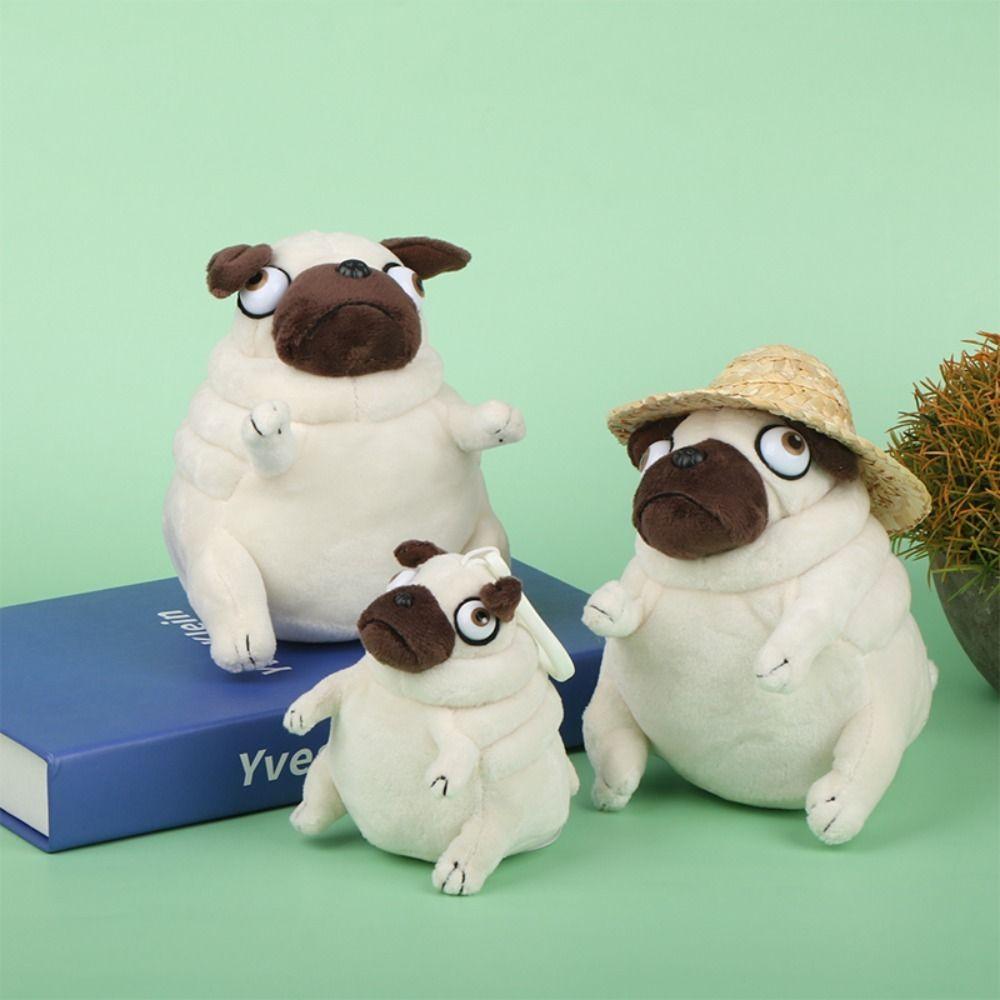 Appease Doll Sleeping Mate Stuffed Toy Elf Fat Pug Plush Toys Pug Dog Plush Toy Pug Dog Plush Doll