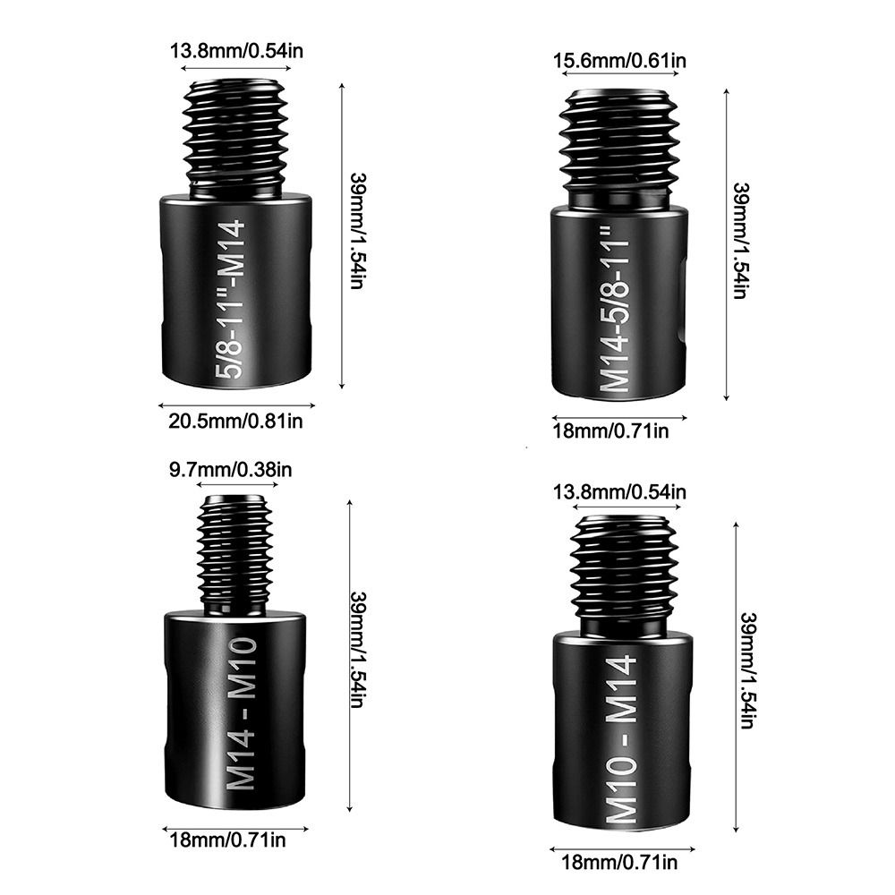 Multifunctional Drill Bit Converter Rod M10 To M14 To 5/8-11 Converter Drill Bit Converter Head