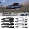 Cars Accessories Door Handle Cover For Nissan Altima - Carbon Fiber Silver Car Decoration Styling Upgrade Modify A Car