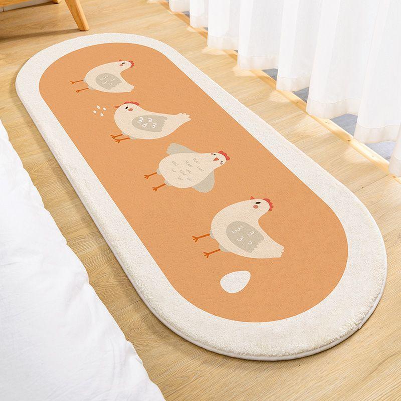 Bedroom Bed Rug Living Room Coffee Table Mat Toilet Door Toilet Door Absorbent Non-slip Foot Mat Bathroom Floor Mat