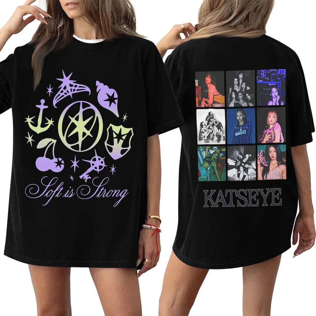 Women's Round Neck Printed Short-sleeved T-shirt Top