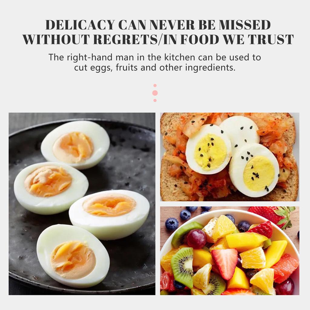 Ägghackare, Säker och Lättanvänd Mathackare, Äggskärare, , Jordgubb och mer för , Garnering, och Favoriträtter