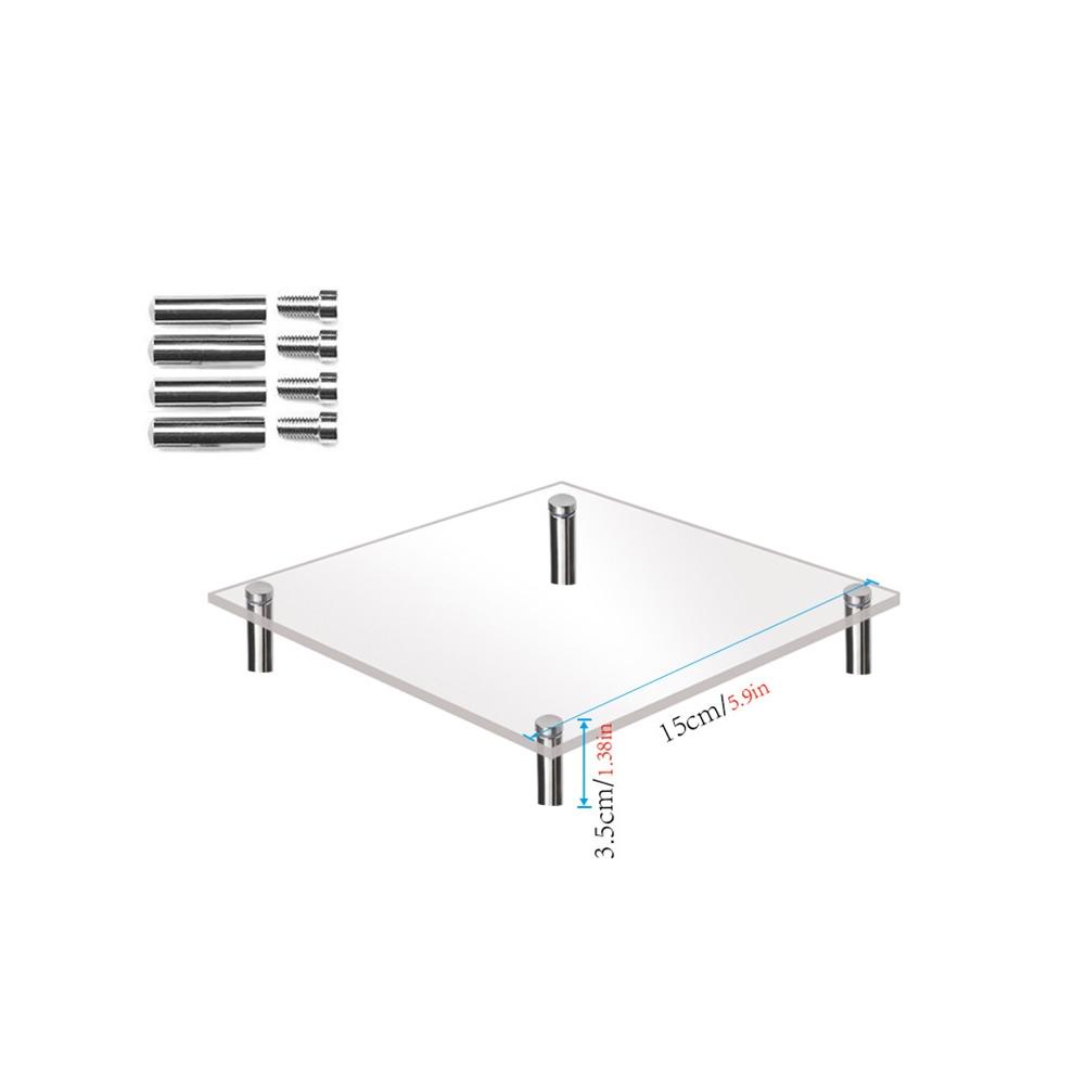 Cake Stand 15cm/20cm/25.4cm/30cm Acrylic Clear Easy To Clean