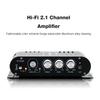ST-838 HiFi 2.1 Channel Power Amplifier Stereo Bass Sound Amp RMS 80W*2 Class D Mini Media Player MP3 Car Black Home Amplify